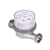 Водосчетчик Valtec универсальный квартирный, БЕЗ СГОНОВ до +90°С, 1,5м3, 1/2 Водосчетчик Valtec универсальный квартирный, БЕЗ СГОНОВ до +90°С, 1,5м3, 1/2