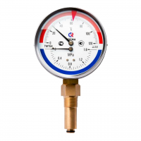 Термоманометры радиальные (от 0-0,6 МРа до 0-1,6 MPa)
