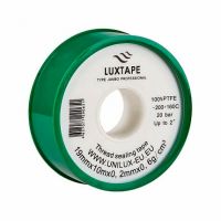 Лента тефлоновая LUXTAPE JUMBO-10 (10 м х19 мм х 0,2 мм) (зел.)